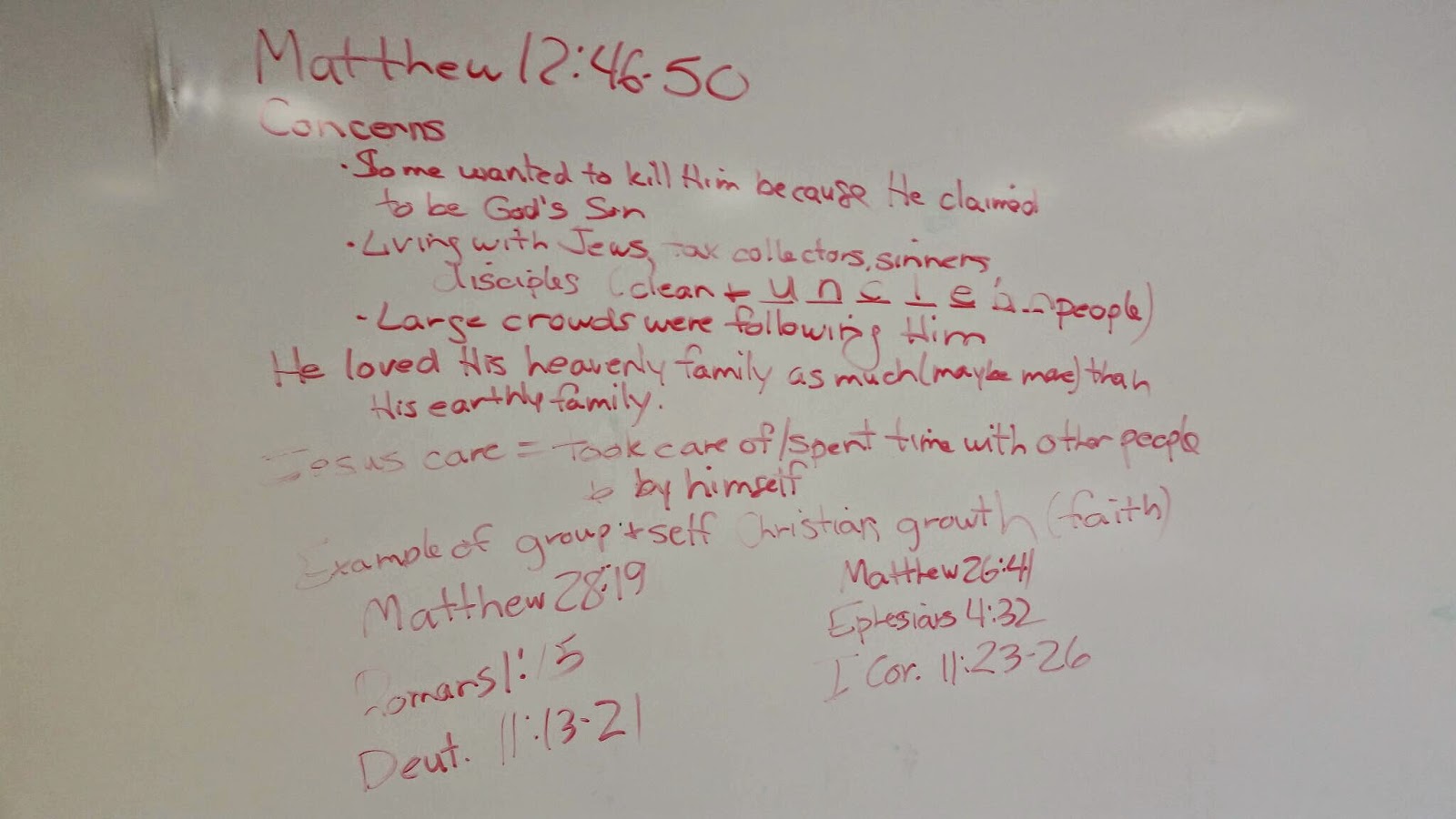 Religion Notes Brothers And Sisters In Christ