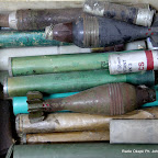 Des explosifs dans un dépôt d’armes à Kinshasa. Radio Okapi/ Ph. John Bompengo