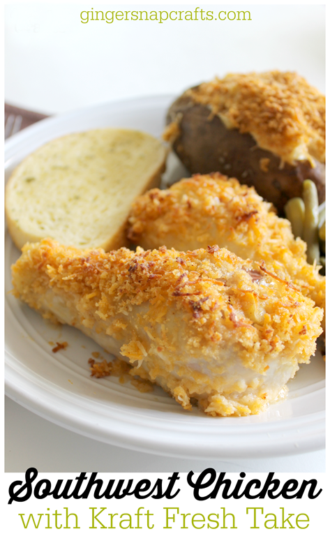 Southwest Chicken with Kraft Fresh Takes at GingerSnapCrafts.com #freshtakes #collectivebias #shop #