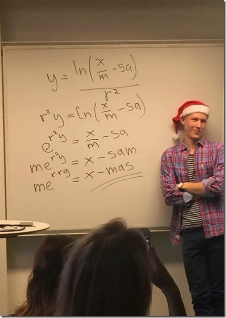 Merry math Christmas