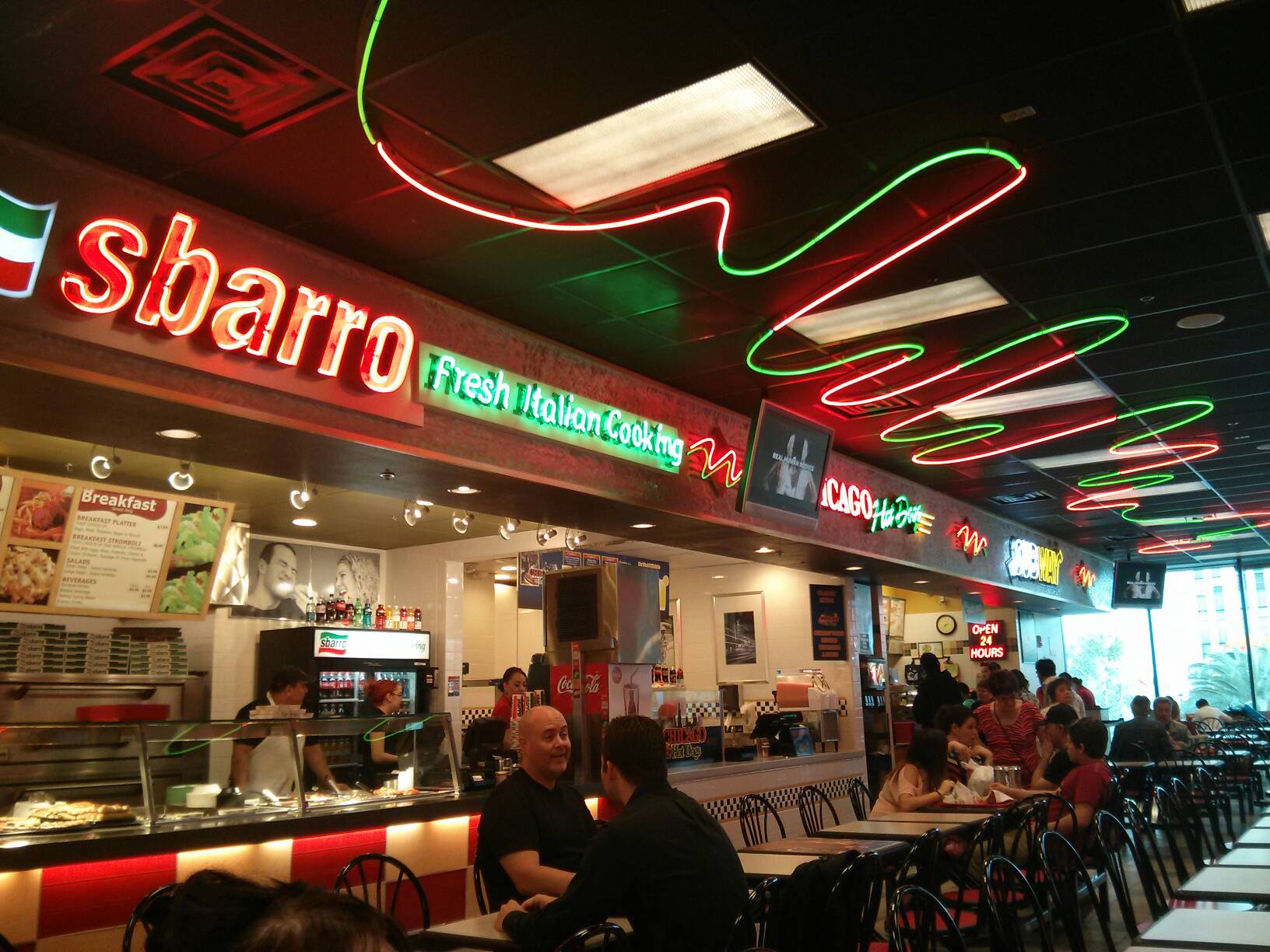 Vegas Holiday 2013 Food court on South Strip