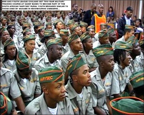 ANC NARISEC youth corps 8000 strong two year military training