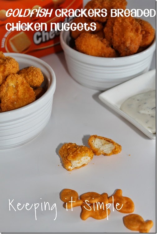 #ad Goldfish-Breaded-Chicken-Nuggets #GoldfishMix