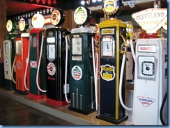 0936 Alberta Calgary - Heritage Park Historical Village - Gasoline Alley Museum - vintage gasoline pumps