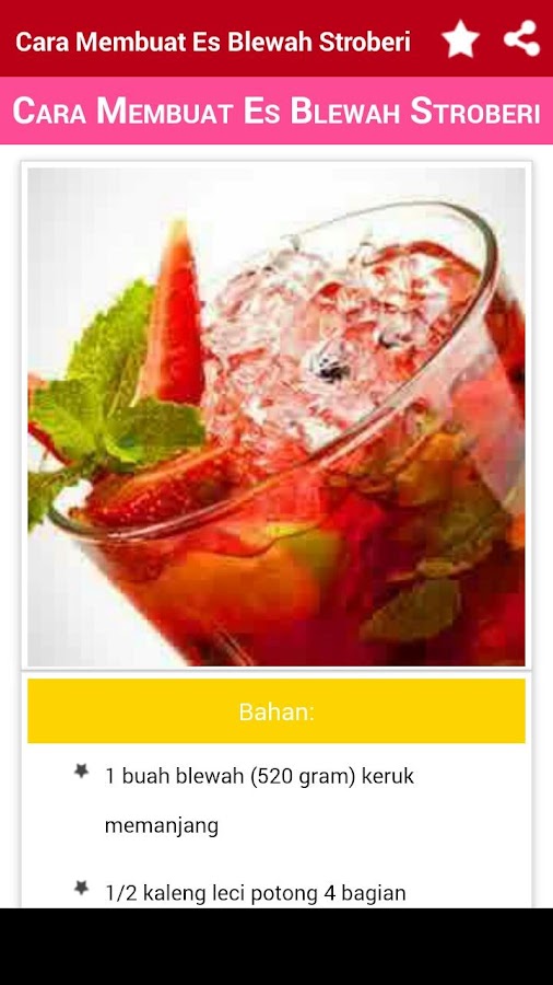 Aneka Resep  Es  Buah  Android Apps on Google  Play