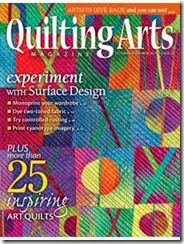 Quilting Arts Magazine Cover, Issue 65