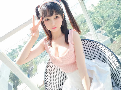 Coser@NAGISA魔物喵 海岛旅行自拍