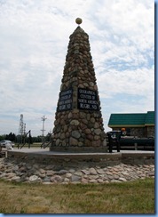 2533 North Dakota Hwy 3 South Rugby - Geographical Center of North America rock obelisk