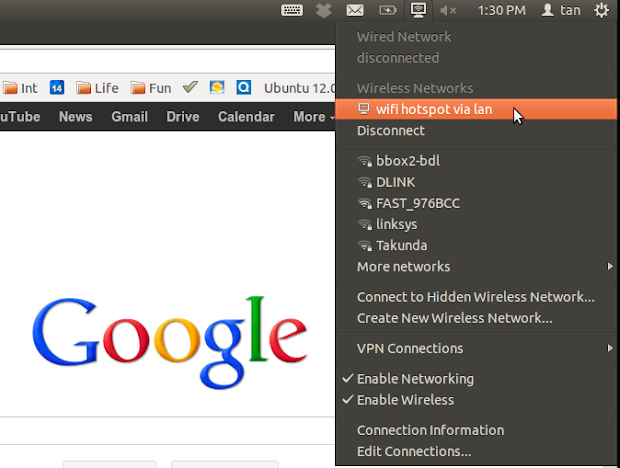 Set up Ubuntu Laptop as WiFi Hotspot