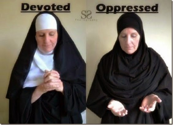 Nun-Devoted Hijab-Oppressed