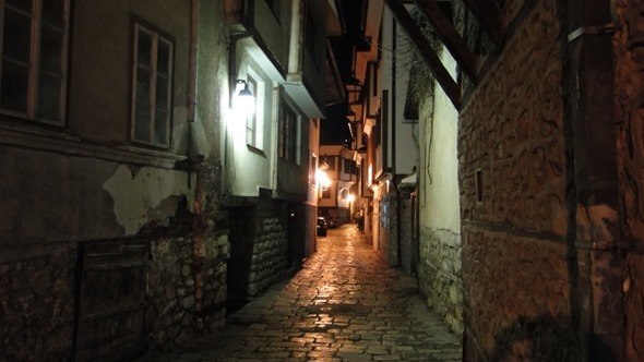 Ohrid à noite