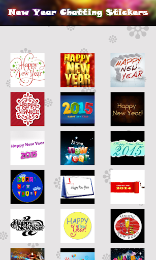 New Year 2015 Chat Stickers