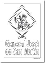  José de San Martín a caballo para pintar