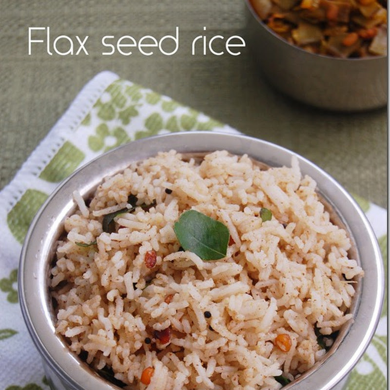 Flax seed rice