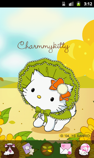 Charmmy Kitty Sunflowers