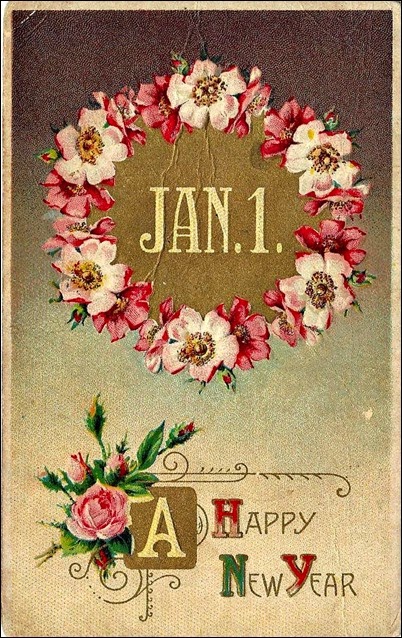 Vintage New Year's Card
