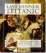 last dinner on the-titanic cookbook