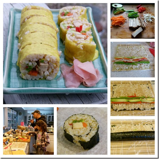 sushi collage 