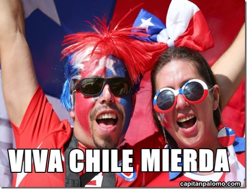 VIVA CHLE mierda 5