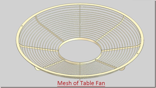 Mesh of Table Fan_3