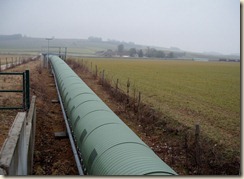 Pipeline dans la plaine