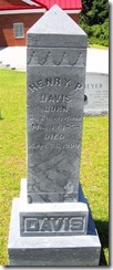 Henry P. Davis Tombstone
