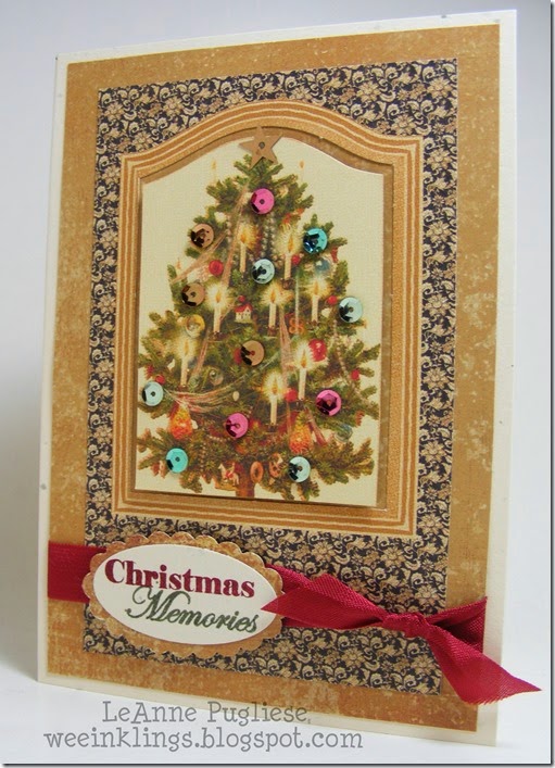 LeAnne Pugliese WeeInklings Merry Monday 117 Graphic 45 Christmas Stampin