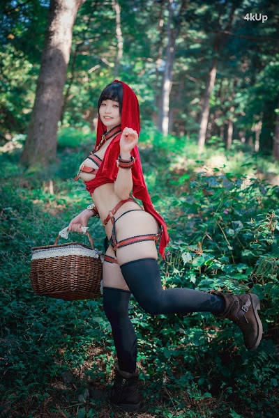 DJAWA Photo – Mimmi (밈미) Naughty Red Hiring Hood