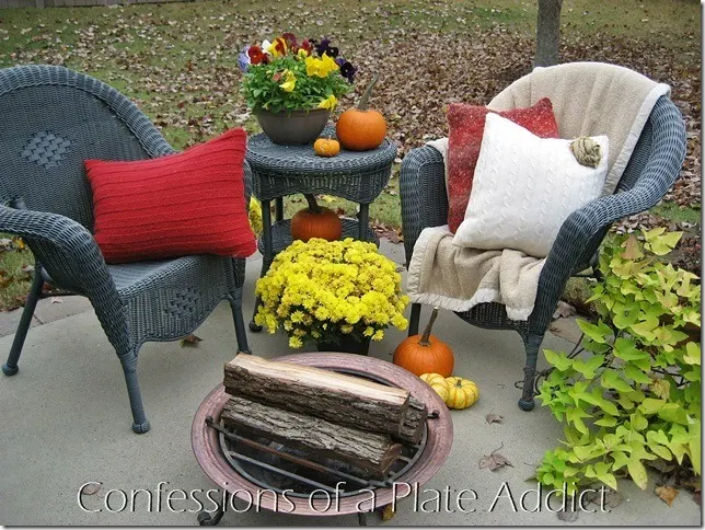 Confessions of a Plate Addict - Cozy Patio
