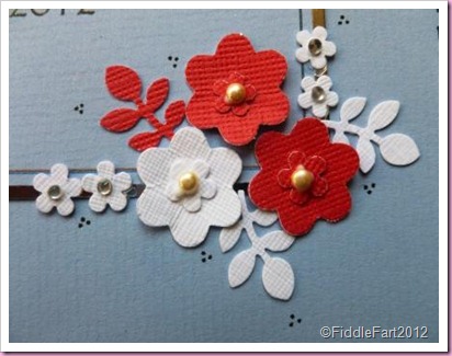 Punched Flower Card wedding
