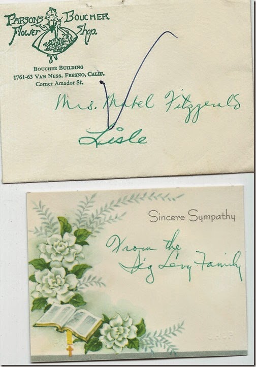 Flower card Sig Levy