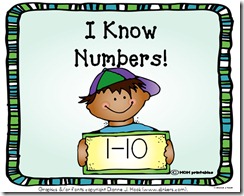 I know Numbers 1-10 cover pic