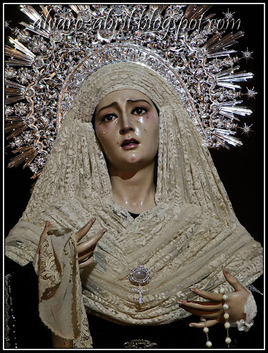 Álvaro Abril. Arte Cofrade: Ntra. Sra. del Rosario del Mar de Almería, luto  2011