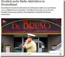 Deutlich mehr Mafia-Aktivitäten in Deutschland