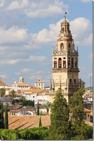 Bell tower of the Mezquita in Cordoba