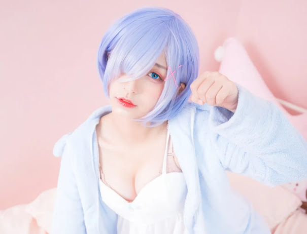 Coser@神楽坂真冬 Vol.005 蕾姆 Milk by blue