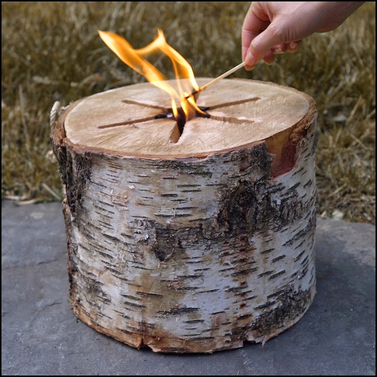 Gifts bonfire log