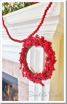 Berry Wreath and Cranberry Garland 