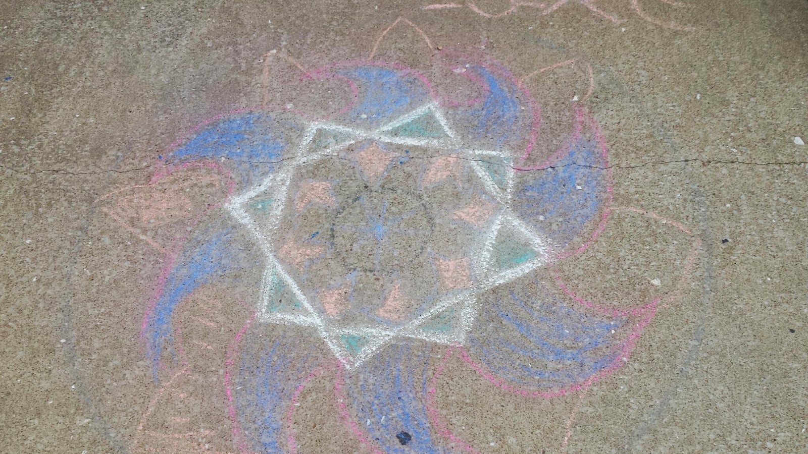 Mr. MintArt Chalk mandalas for the end of the year