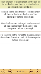 Grammar : Reported Speech poster 5