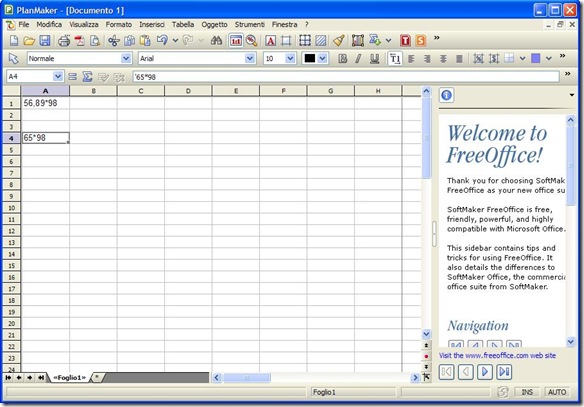 SoftMaker FreeOffice PlanMaker