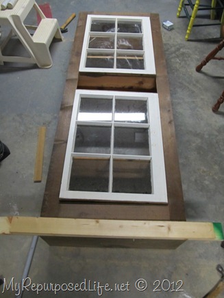 assemble diy window cupboard