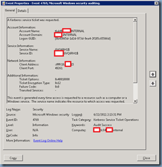 Events logged on an Active Directory domain controller when a user ...