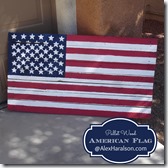 Pallet Wood American Flag16
