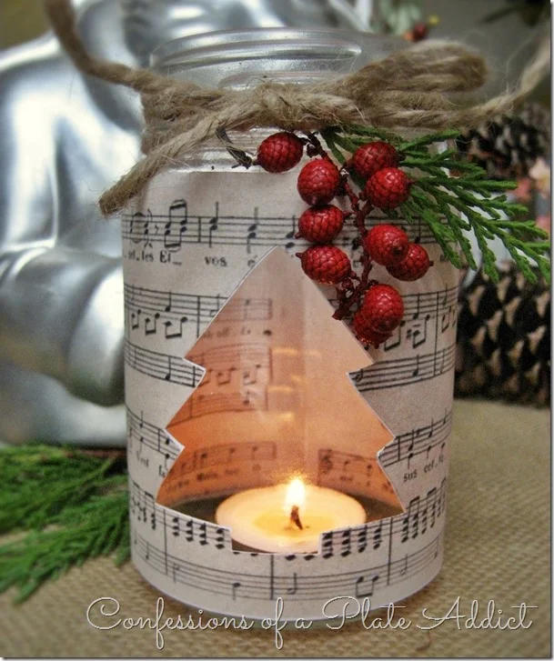 CONFESSIONS OF A PLATE ADDICT French Sheet Music Christmas Candles