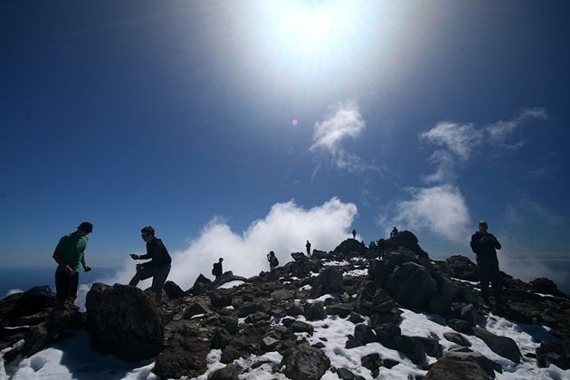 People on the summit
