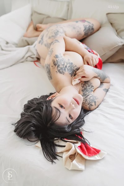 SAINT Photolife – Jeon Bo-Yeon (전보연) Vol.07 Leopard & Red Kimono