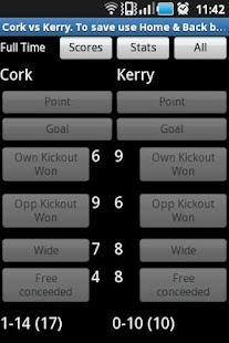 GAA Football Stats Recorder Screenshots 3