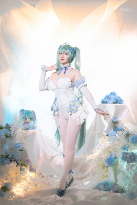 Coser@星之迟迟Hoshilily 2024年02月计划A 初音未来 粉蝶花精灵