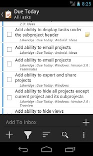 Due Today Tasks & To-do List - screenshot thumbnail